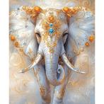 Diamond painting olifant 50x40cm (vierkant), Noekies.com, Nieuw, Knutselwerk, 3181PN