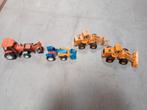 4 schaalmodel machines, Hobby en Vrije tijd, Modelauto's | 1:50, Ophalen of Verzenden, Gebruikt, Hijskraan, Tractor of Landbouw