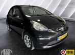 Toyota Aygo 1.0 12V + Airco Elek. Ramen Aux Nap Lmv, Voorwielaandrijving, Stof, Gebruikt, Zwart