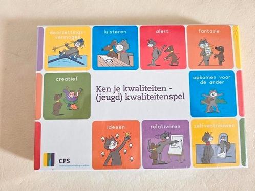 Kinderkwaliteitenspel Ken je kwaliteiten, Hobby en Vrije tijd, Gezelschapsspellen | Kaartspellen, Zo goed als nieuw, Ophalen of Verzenden