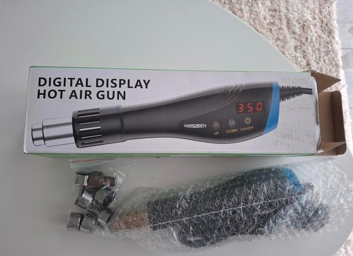 Digitale Heteluchtpistool - Nieuw!, Doe-het-zelf en Verbouw, Gereedschap | Handgereedschap, Ophalen of Verzenden