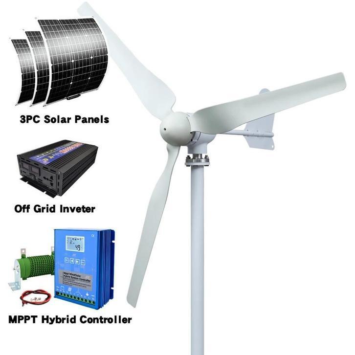 Windmolen - Windturbine - 4000W - 12V 24V 48V, Tuin en Terras, Windwijzers en Windmolens, Nieuw, Ophalen of Verzenden