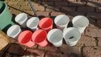 IKEA SOCKER Bloempotten - 10 Stuks, Tuin en Terras, Bloempotten, Gebruikt, Rond, Binnen, Ophalen of Verzenden