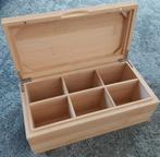 Bamboe houten (thee) kistje / theedoos, Huis en Inrichting, Ophalen of Verzenden, Zo goed als nieuw
