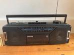 Eighties radiocassetterecorder Philips AQ5190 cassettespeler, Ophalen of Verzenden, Gebruikt