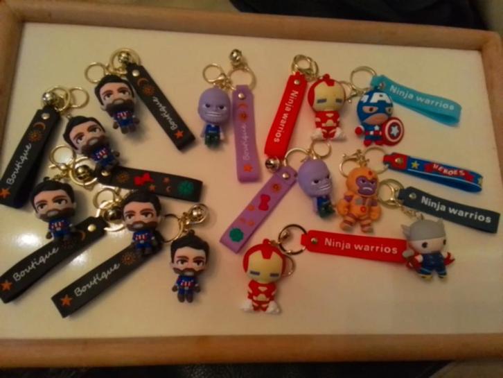 Sleutelhanger Figuren - Superhelden en Meer!, Verzamelen, Speelgoed, Ophalen of Verzenden