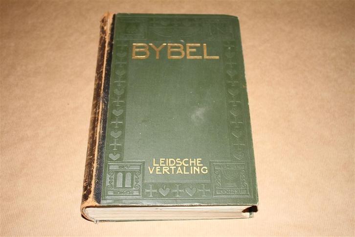 De Bijbel - Naar de Leidsche vertaling - 1914, Antiek en Kunst, Antiek | Boeken en Bijbels, Ophalen of Verzenden
