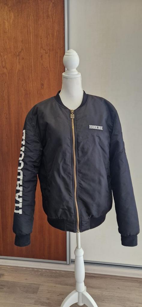 Hardcore Bomberjack - Stoer!, Kleding | Heren, Jassen | Winter, Zo goed als nieuw, Maat 56/58 (XL), Zwart, Ophalen of Verzenden