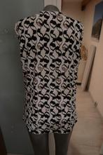 Norah leuke blouse zwart roomwit maat 42, Verzenden, Zwart, Maat 42/44 (L), Zo goed als nieuw