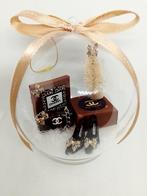 Kerstbal met bruin kleurig inhoud, Ophalen of Verzenden, Nieuw