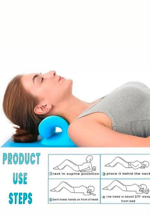 Nek massage,Nek rol Verlicht Nekklachten Thuis oplossing, Sport en Fitness, Massageproducten, Zo goed als nieuw, Massagestoel of Kussen