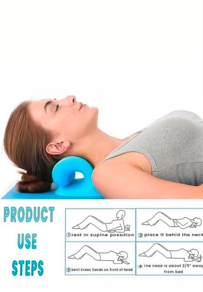 Nek massage,Nek rol Verlicht Nekklachten Thuis oplossing, Sport en Fitness, Massageproducten, Zo goed als nieuw, Massagestoel of Kussen