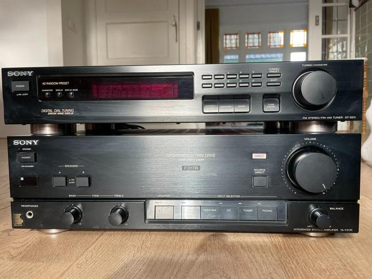 Sony Stereo-set met versterker en digitale tuner, Audio, Tv en Foto, Stereo-sets, Gebruikt, Tuner of Radio, Speakers, Sony, Losse componenten