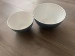 Set van 2 blauwe schalen, Kunststof, Schaal, Rond, Ophalen of Verzenden