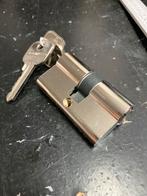 2 cilindersloten, Doe-het-zelf en Verbouw, Hang- en Sluitwerk, Ophalen, Nieuw, Rvs, Slot