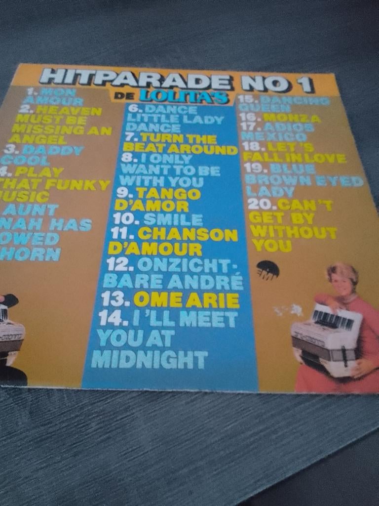 Hitparade No. 1 - De Lolitas LP, Ophalen, Gebruikt, Pop