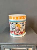 ###TE KOOP: Blond Amsterdam pollepelpot, vaas###, Ophalen of Verzenden, Zo goed als nieuw, Glas, Overige stijlen