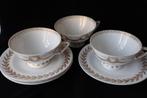 Antieke Sarreguemines Frankrijk koffie set van 2 1860-1919, Antiek en Kunst, Antiek | Porselein, Ophalen of Verzenden