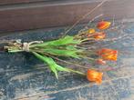 Kunst tulpen met gedroogde bloesemtakken, nieuw, Huis en Inrichting, Woonaccessoires | Kunstplanten en Kunstbloemen, Ophalen of Verzenden