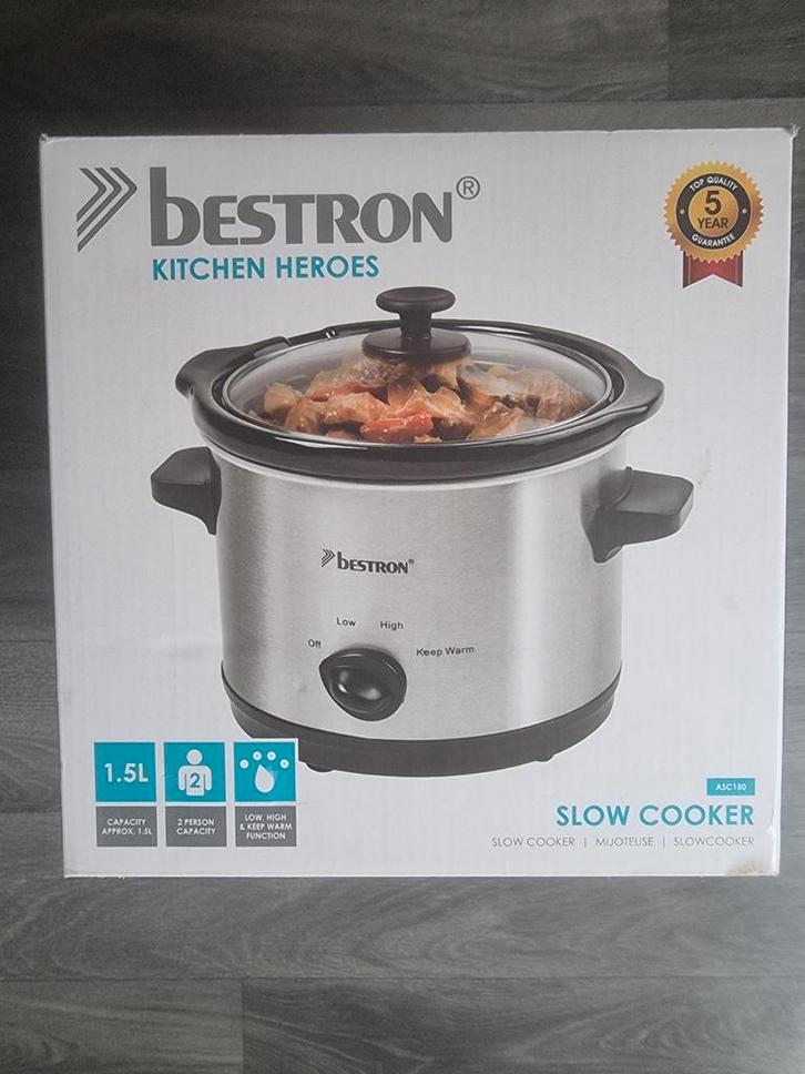Bestron Slow Cooker 2 Personen, Witgoed en Apparatuur, Slowcookers, Nieuw, Ophalen