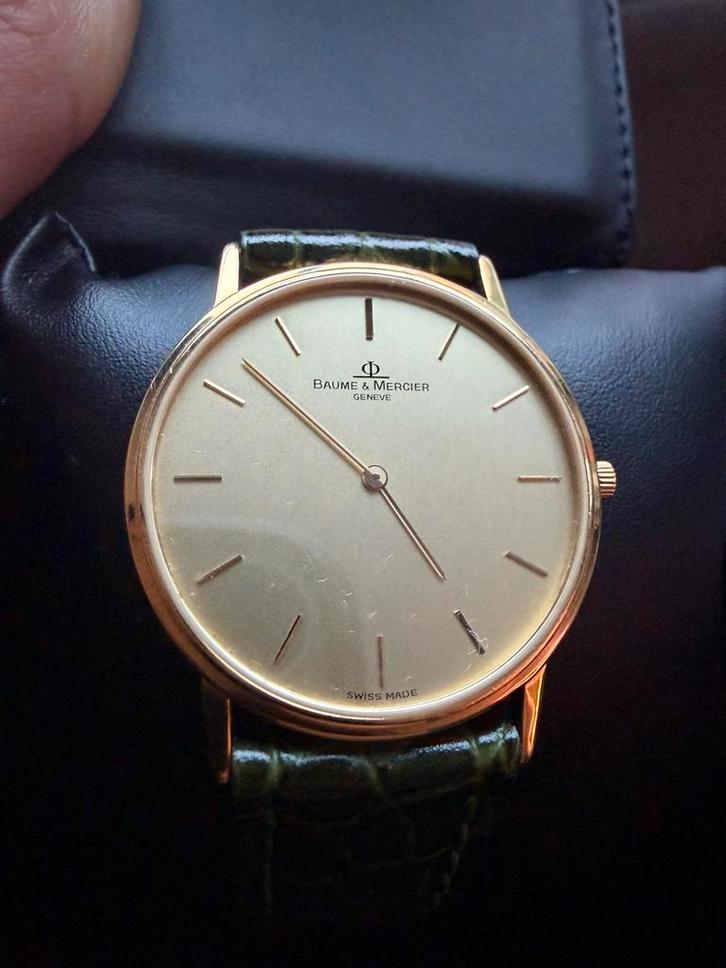 Baume & Mercier Classima 18 karaat goud, Sieraden, Tassen en Uiterlijk, Antieke sieraden, Ring, Zilver, Verzenden
