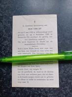 Bidprentje 's Gravenhage Breda Rob van Let 1948 1969 ongeval, Ophalen, Bidprentje