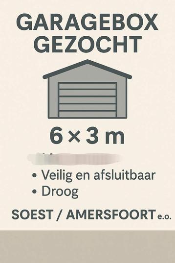 Garagebox gezocht – Soest / Amersfoort e.o.  beschikbaar voor biedingen