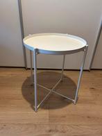 Gladom salontafel wit ikea, Ophalen, Gebruikt, Rond, 75 cm of meer