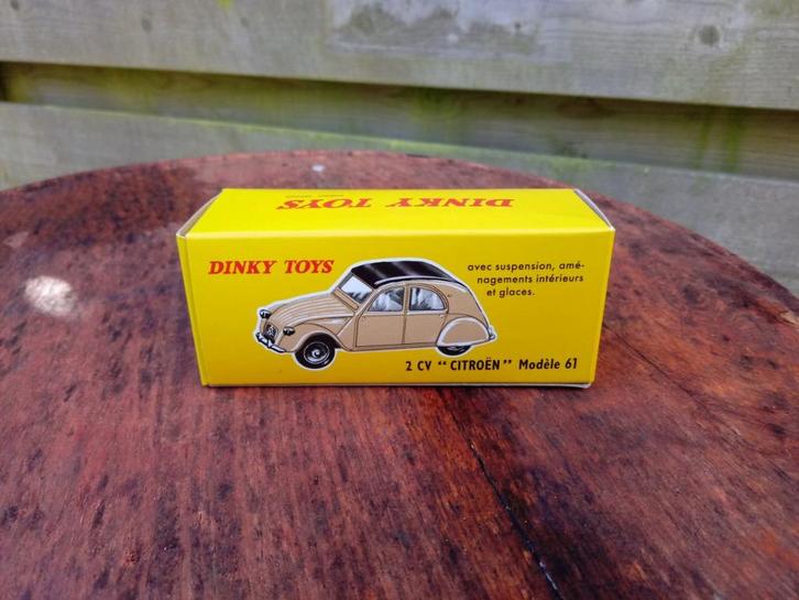 Citroen 2CV '61 Dinky Toys / Atlas, Hobby en Vrije tijd, Modelauto's | 1:43, Nieuw, Auto, Dinky Toys, Ophalen