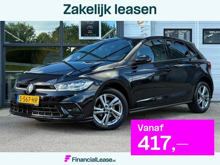 Volkswagen Polo 1.0 TSI R-Line Business, IQ-Light|, Auto's, Volkswagen, Bedrijf, Lease, Financial lease, Polo, ABS, Adaptive Cruise Control