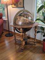 vintage globe bar / barmeubel met decoratie wereldbol, Ophalen