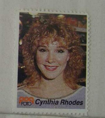 Popfoto zegel Cynthia Rhodes beschikbaar voor biedingen