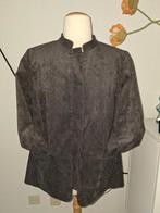 Atelier Creation - fijn rib jasje - maat 50, Kleding | Dames, Verzenden, Zo goed als nieuw, Bruin, Jasje of Colbert