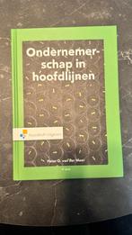 Ondernemerschap in hoofdlijnen - Peter O. van der Meer, Ophalen of Verzenden, Zo goed als nieuw, Economie en Marketing