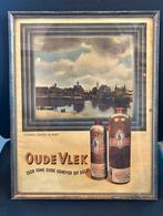 Ingelijste affiche oude vlek jenever delft in orginel lijst, Verzamelen, Merken en Reclamevoorwerpen, Ophalen, Gebruikt, Overige typen