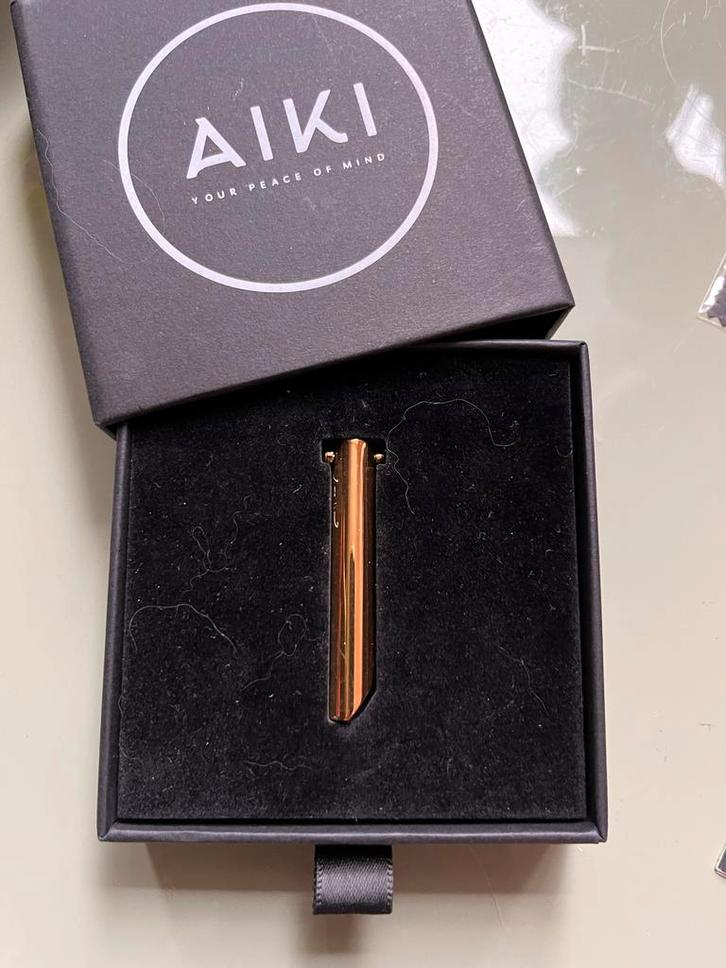 Kerst cadeau tip ! AIKI Ademhaling Ketting - Goudkleurig, Sieraden, Tassen en Uiterlijk, Kettingen, Nieuw, Overige materialen