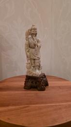 Antiek Speksteen Beeld - Visserman, Antiek en Kunst, Kunst | Beelden en Houtsnijwerken, Verzenden
