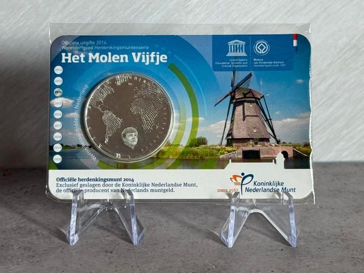 Coincard 2014 Molen Vijfje, Postzegels en Munten, Munten en Bankbiljetten | Verzamelingen, Nederland, Ophalen of Verzenden