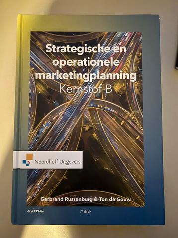 Strategische en operationele marketingplanning - Kernstof B  beschikbaar voor biedingen