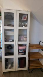  Ikea Brimnes vitrinekast met glazen deuren €170, Ophalen, Met deur(en), 50 tot 100 cm, 150 tot 200 cm