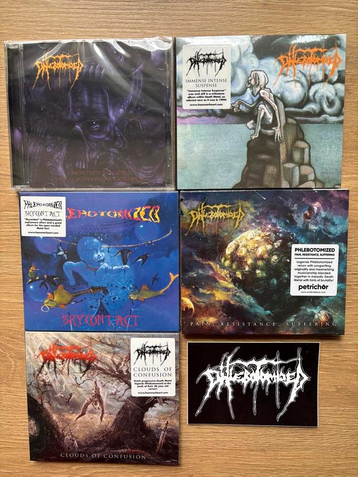 Phlebotomized CDs NL Progressive Death Metal 1992-2023, Cd's en Dvd's, Cd's | Hardrock en Metal, Nieuw in verpakking, Ophalen of Verzenden