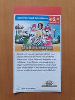 Kinderpretpark Julianatoren €6,20 korting p.p., Drie personen of meer, Kortingskaart