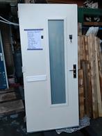 Buitendeur voordeur dubbelglas 93 bij 210 3 puntsluiting, Doe-het-zelf en Verbouw, Deuren en Horren, Ophalen, Gebruikt, Buitendeur