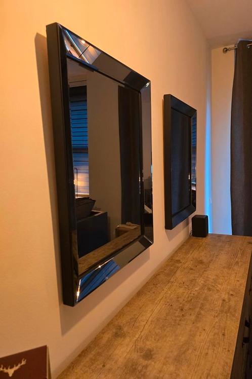 Eric kuster spiegel met spiegelrand 60x80 antraciet, Huis en Inrichting, Woonaccessoires | Spiegels, Nieuw, 50 tot 75 cm, Minder dan 100 cm