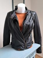 Leren bikerjack van EDC Esprit, Zwart, Ophalen of Verzenden, Zo goed als nieuw, Maat 36 (S)