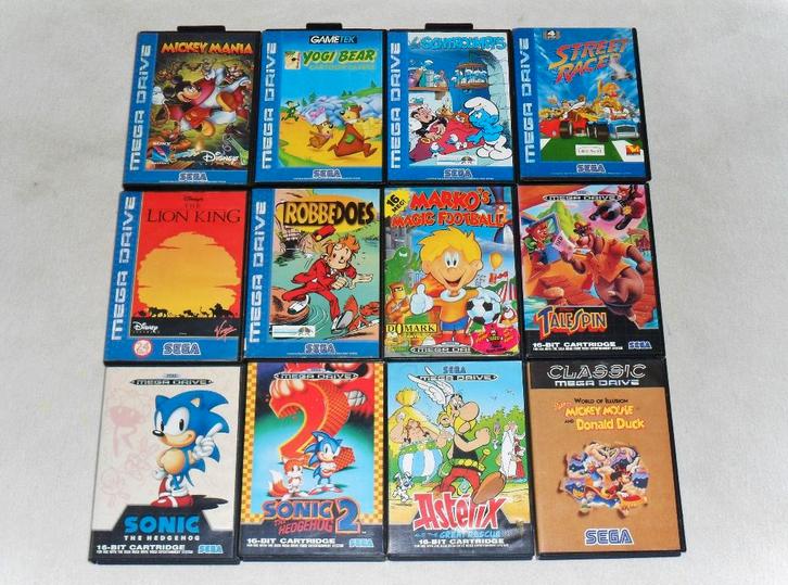 Sega MD games: Cliffhanger, Phantasy star, Comix zone, Hook, Spelcomputers en Games, Games | Sega, Gebruikt, Mega Drive, 1 speler