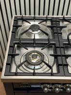 Luxe Blauwe Boretti Fornuis 4 pits 70x60 cm, Witgoed en Apparatuur, Fornuizen, Fornello Esperta, Zo goed als nieuw, Energieklasse A of zuiniger
