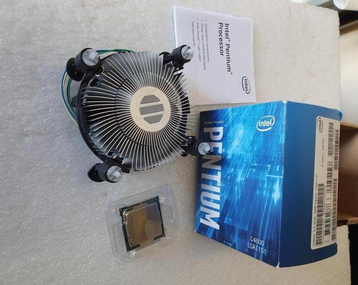 Intel Pentium G4600 processor nieuwe nooit gebruikt., Computers en Software, Processors, Nieuw, Ophalen