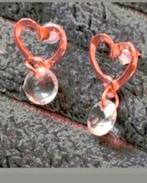 Ketting hart Swarovski, Sieraden, Tassen en Uiterlijk, Oorbellen, Verzenden, Nieuw, Goud, Knopjes of Stekers