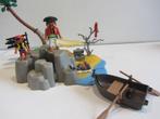 Playmobil  pirateneiland met kind en bootje – 4139, Kinderen en Baby's, Speelgoed | Playmobil, Ophalen of Verzenden, Gebruikt